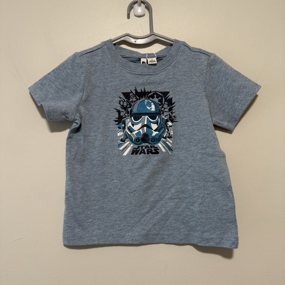 Janie and Jack x Star Wars NWT Storm Trooper Blue T-Shirt Size 2T‎
